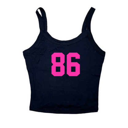 86 Number Graphic Tank