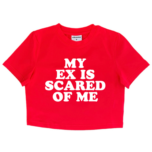 My Ex Is Scared Of Me Baby Tee
