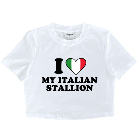 I Love My Italian Stallion Baby Tee