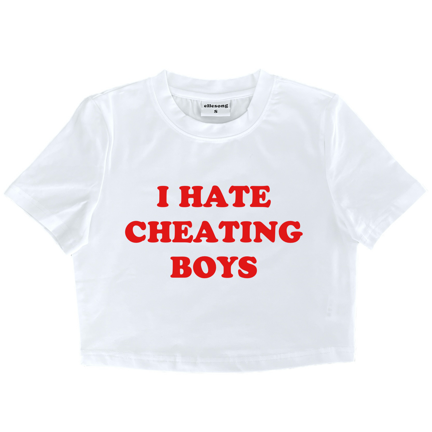 I Hate Cheating Boys Baby Tee