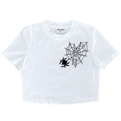 Spider Heart Web Baby Tee