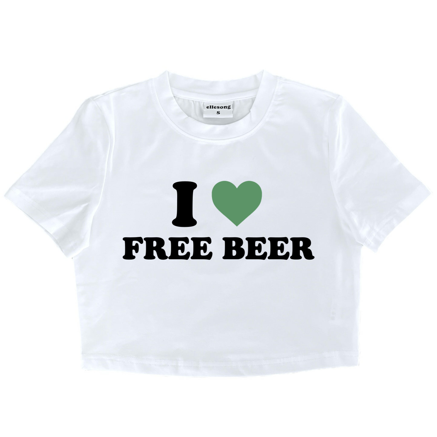 I Heart Free Beer Baby Tee