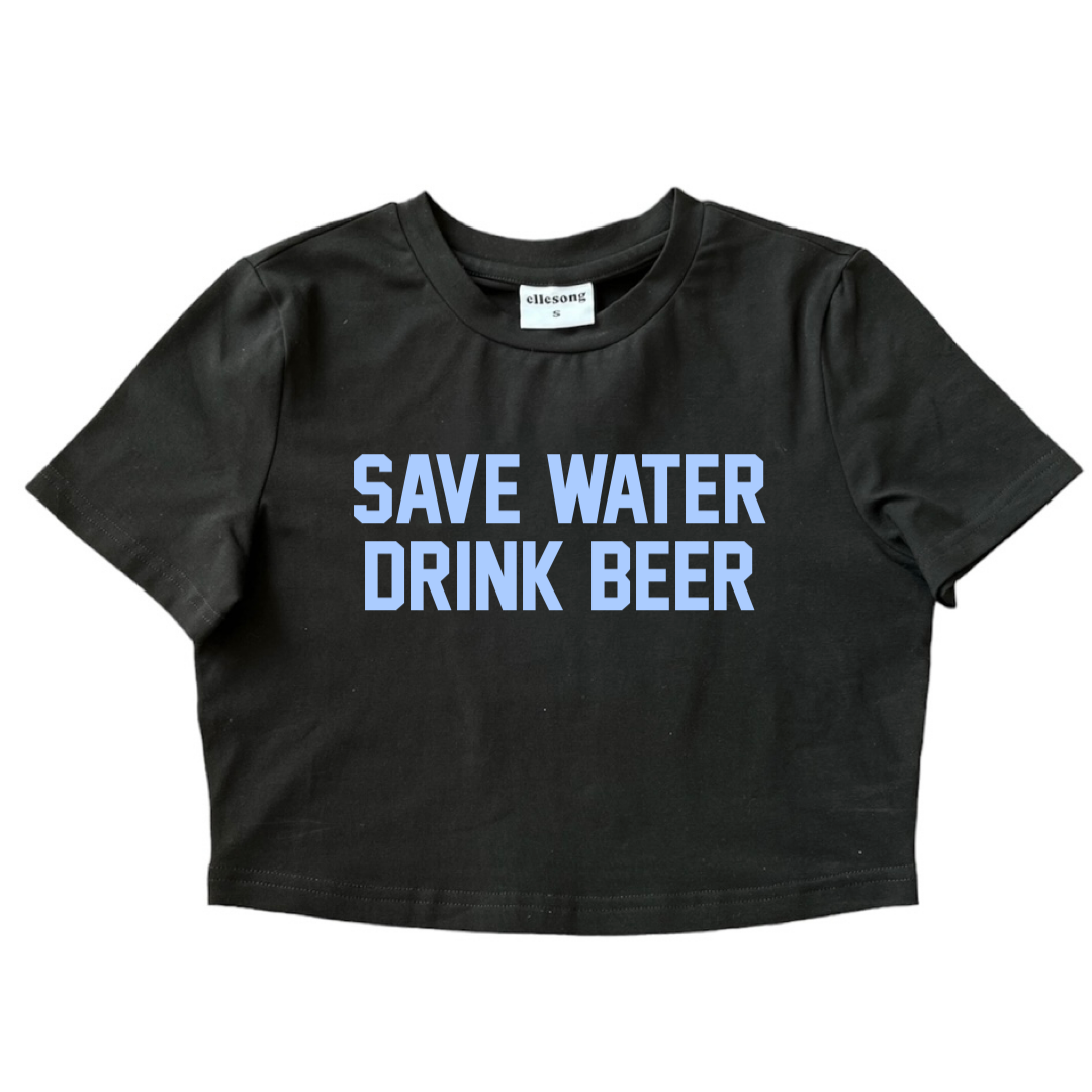 Save Water Drink Beer Baby Tee