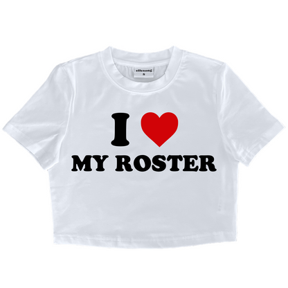 I Heart My Roster Baby Tee