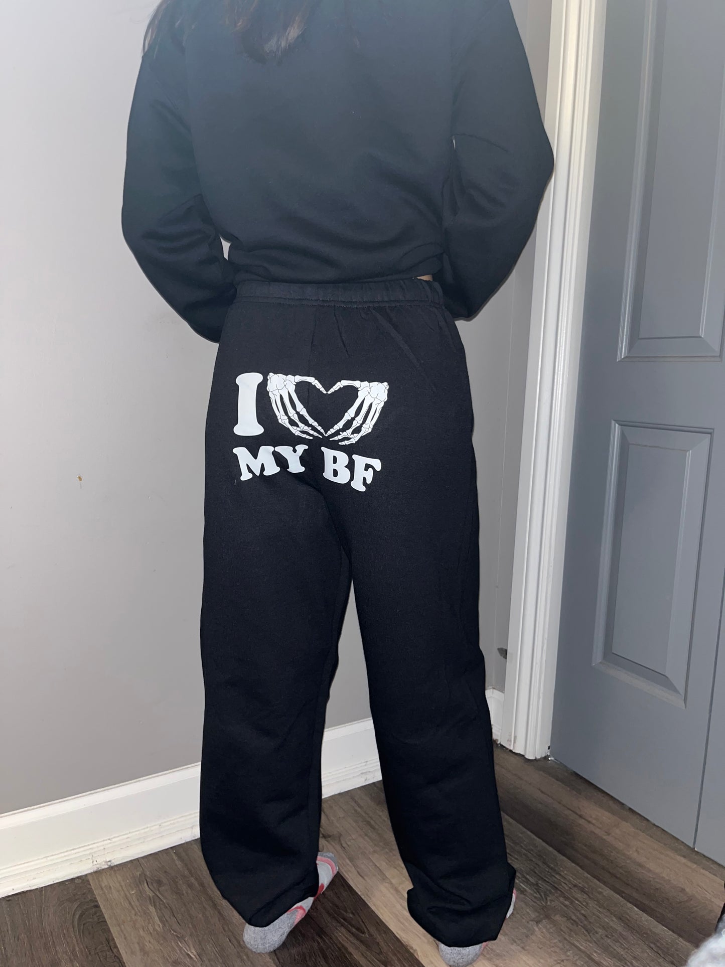 I Love My Boyfriend Spooky Sweatpants