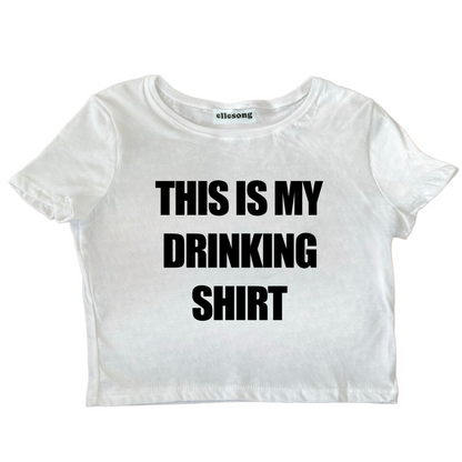 This Is My Drinking Shirt Baby Tee