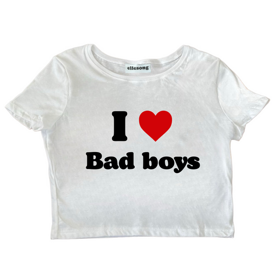 I Heart Bad Boys Baby Tee