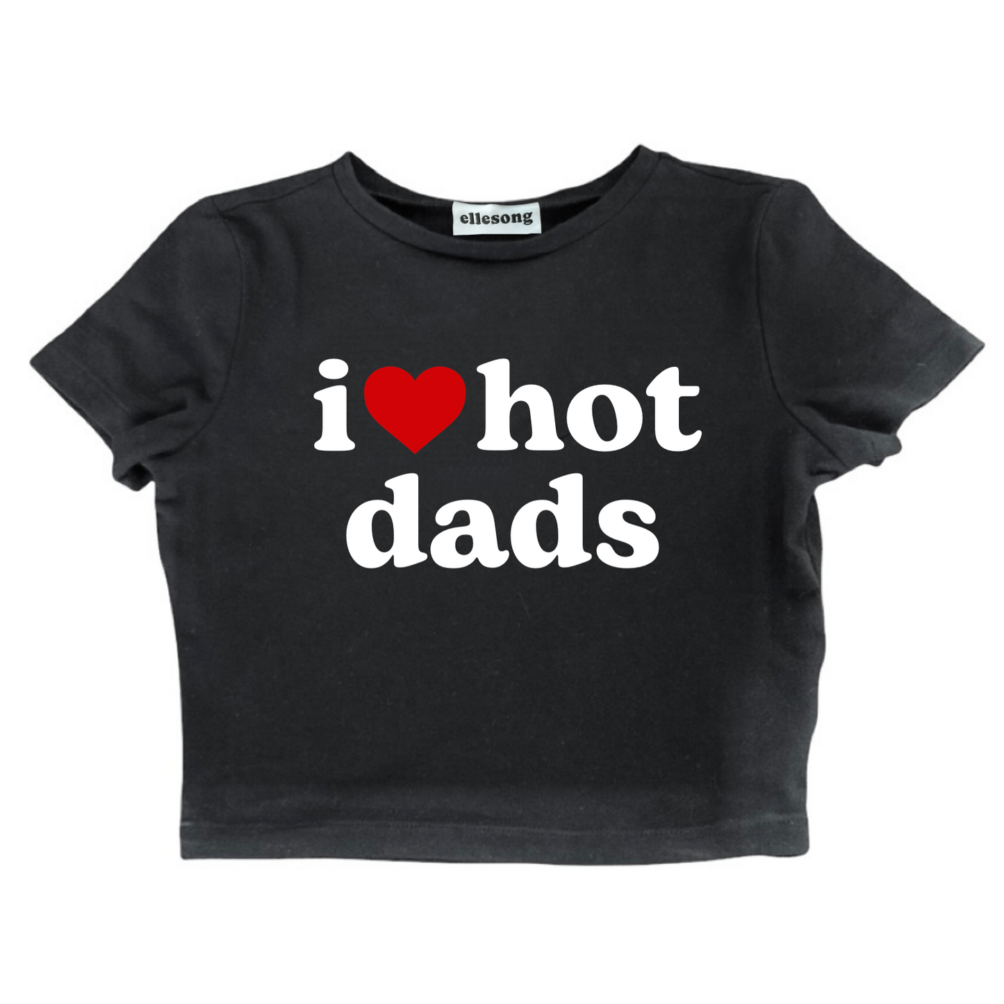 I Heart Hot Dads Baby Tee