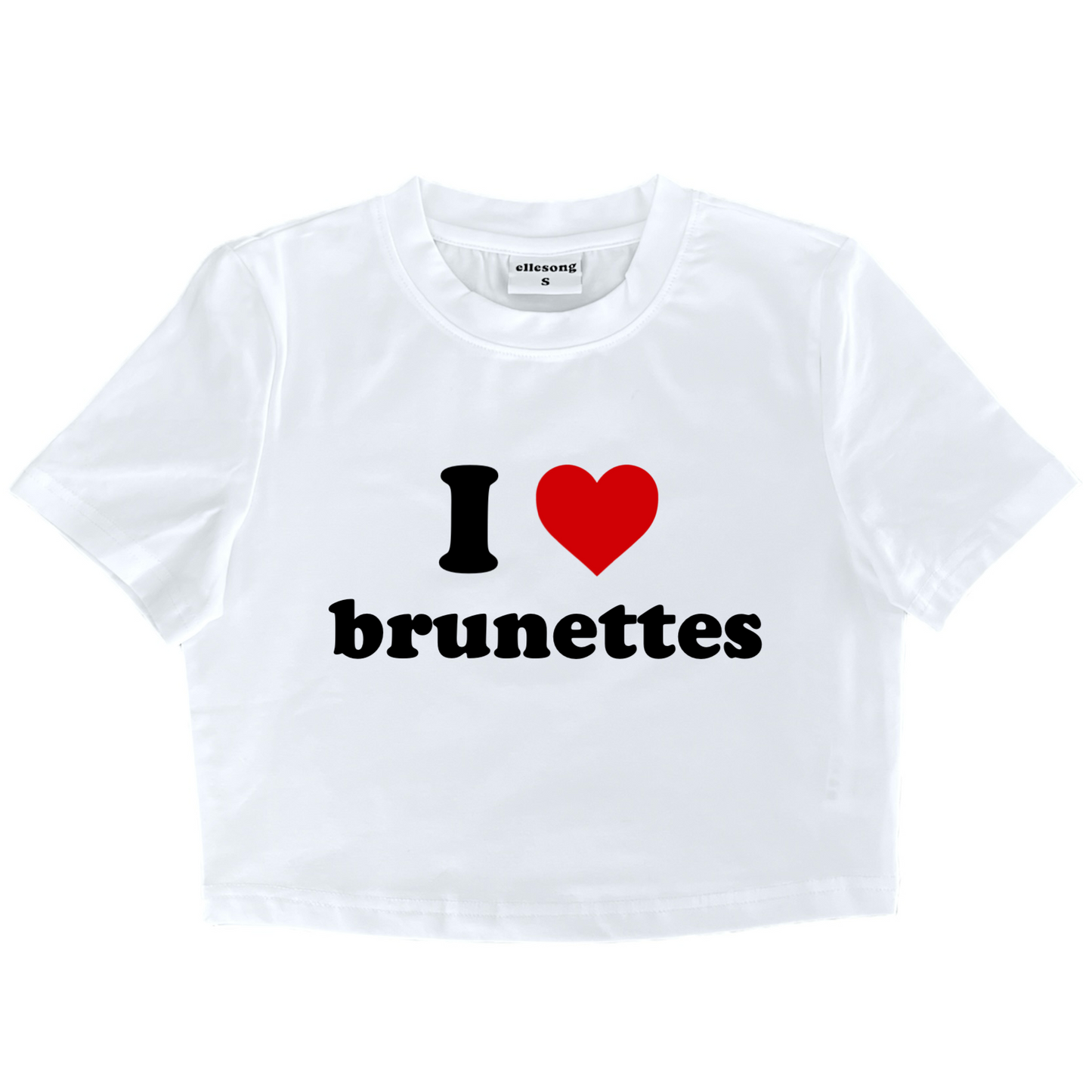 I Heart Brunettes Baby Tee