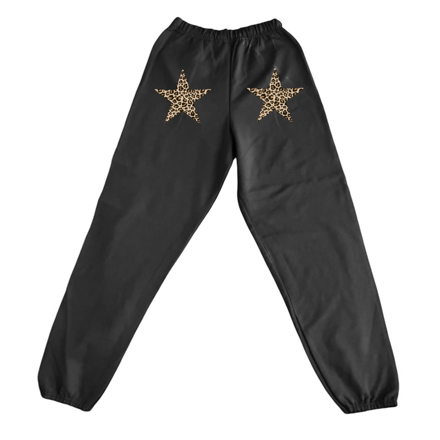 Double Cheetah Star Print Sweatpants