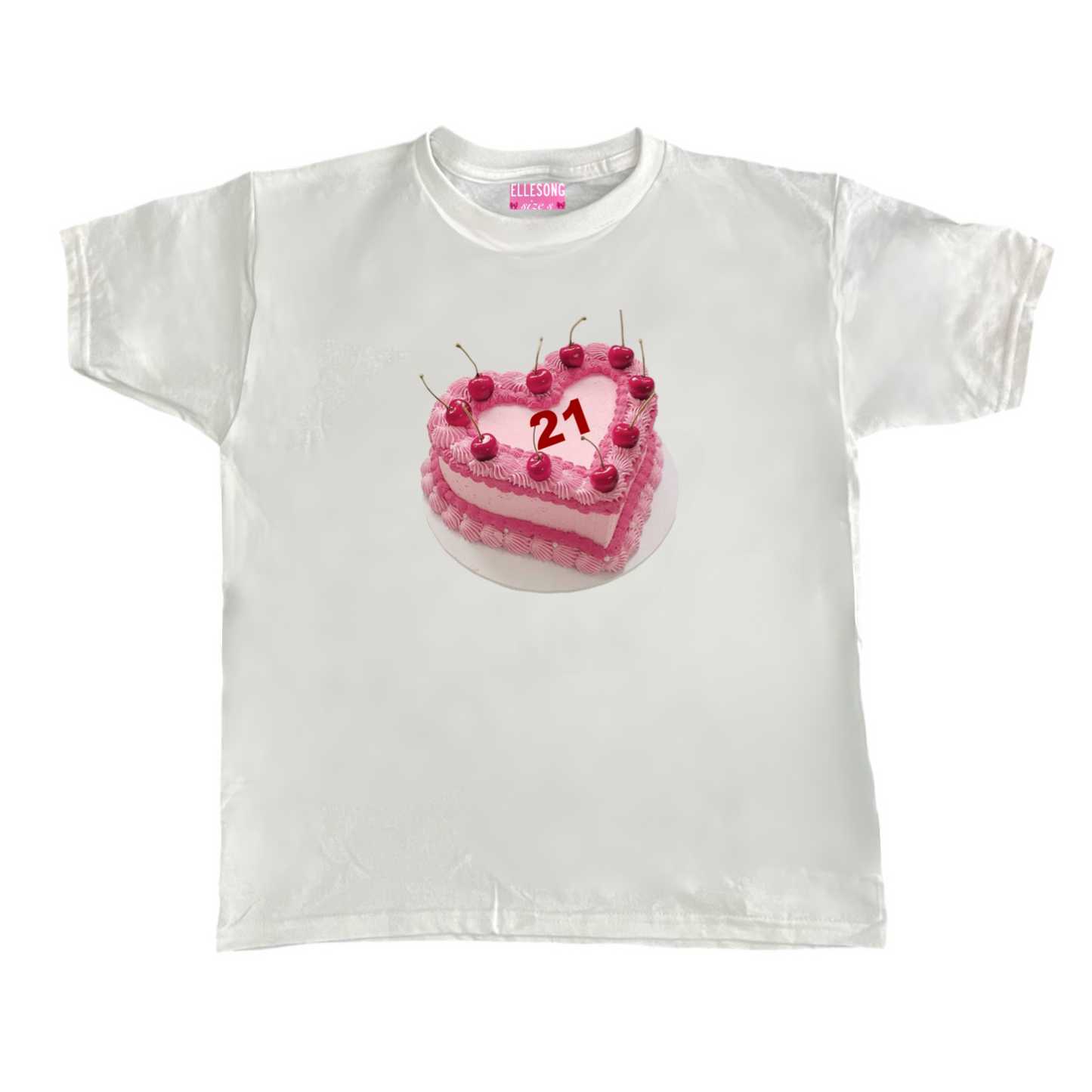 21st Birthday Cake Baby Tee