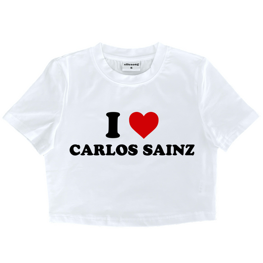 I Love Carlos Sainz Baby Tee