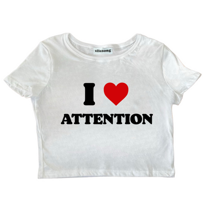 I Heart Attention Baby Tee