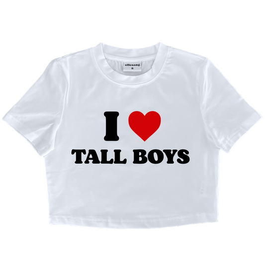 I Heart Tall Boys Baby Tee