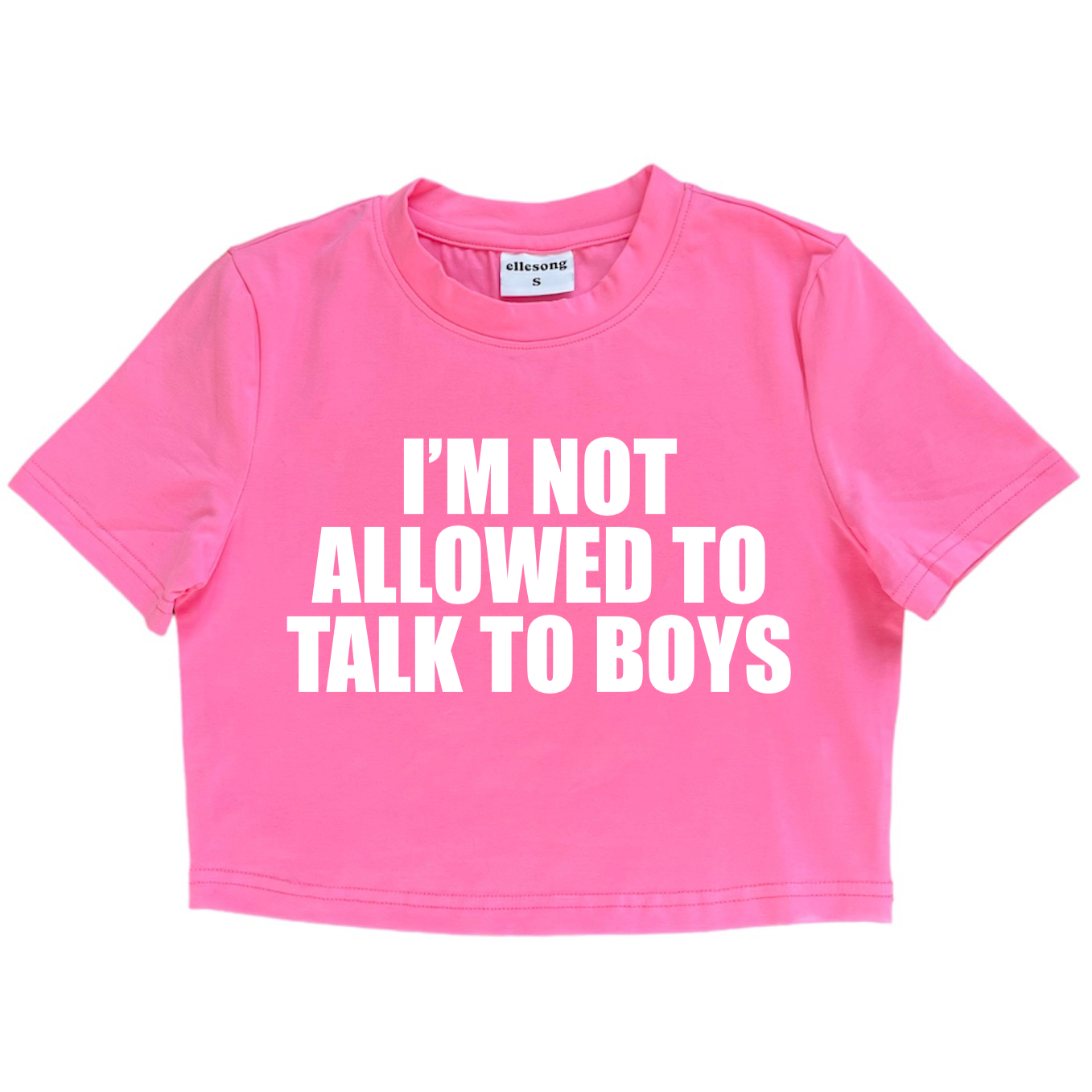 I’m Not Allowed To Talk To Boys Baby Tee
