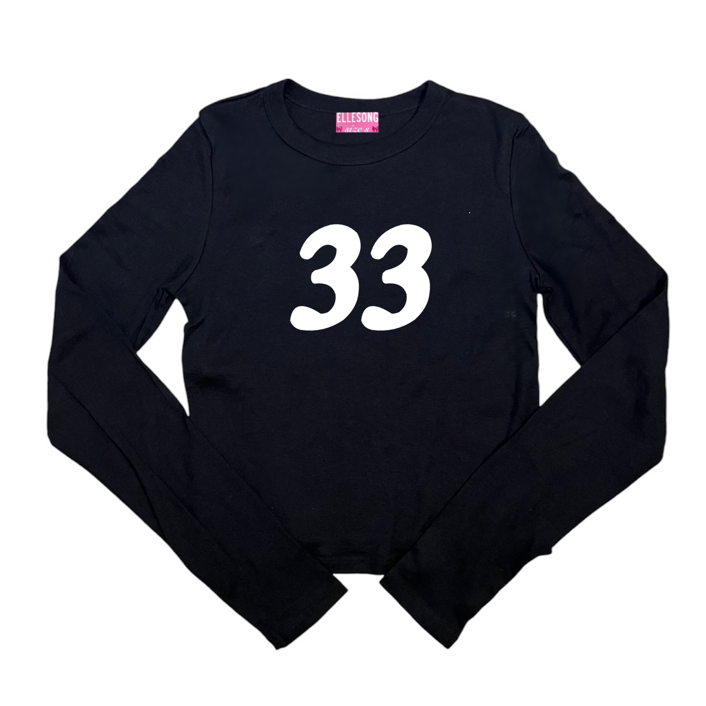 33 Number Long Sleeve Top