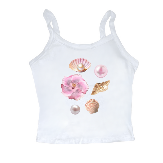 Seashell Pearls Tank