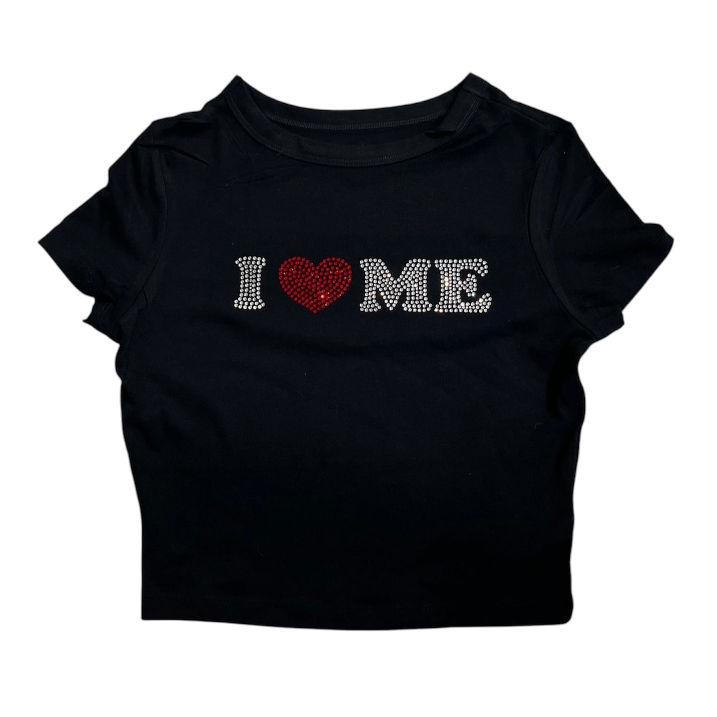 I Love Me Rhinestone Baby Tee