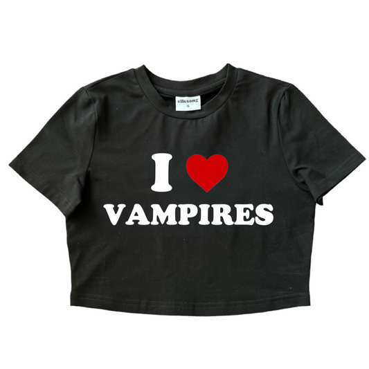 I Heart Vampires Baby Tee