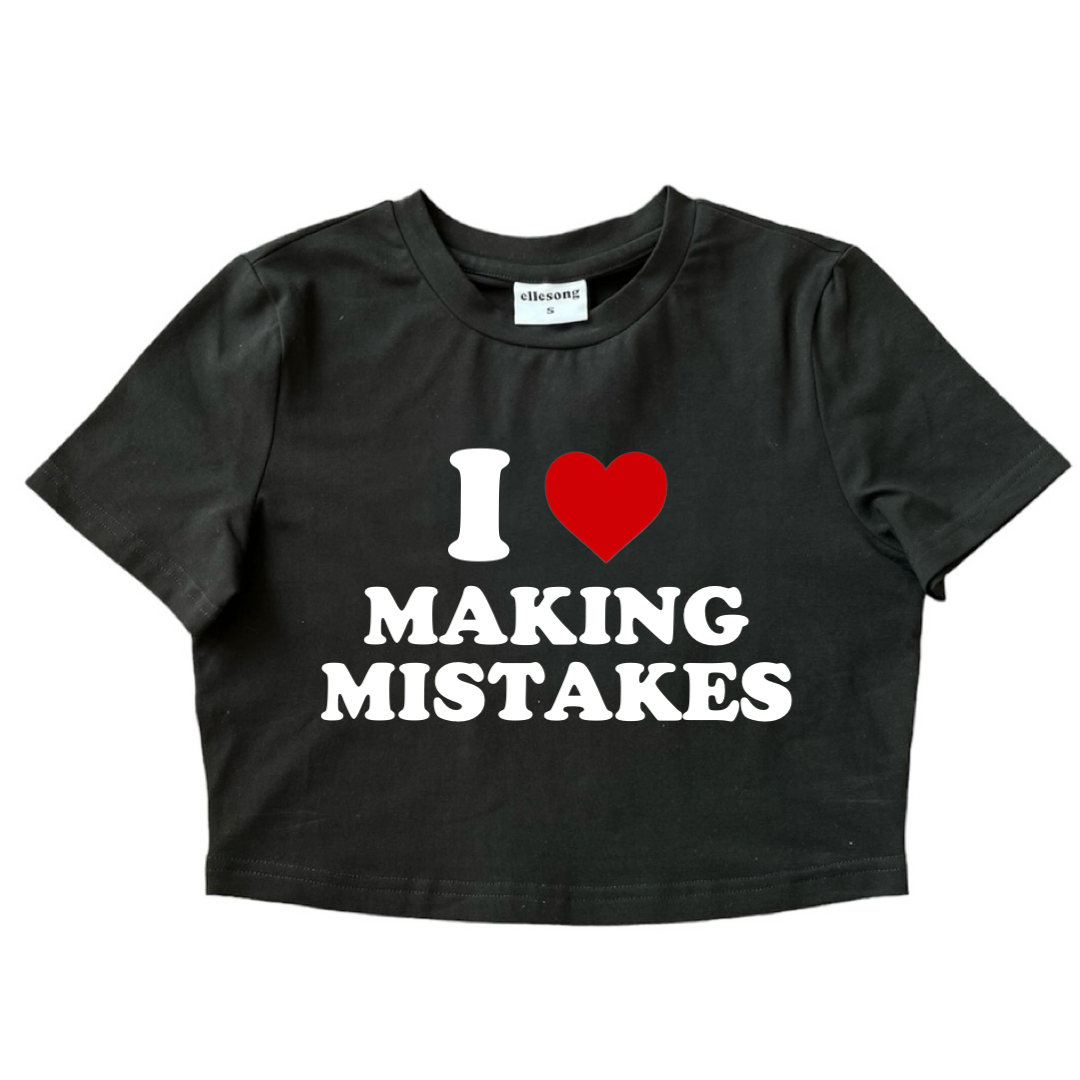 I Heart Making Mistakes Baby Tee