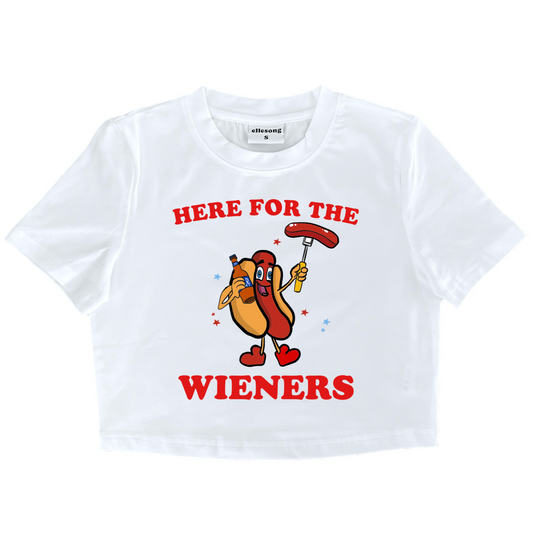 Here For The Wieners Top