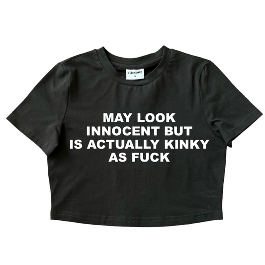 May Look Innocent Baby Tee