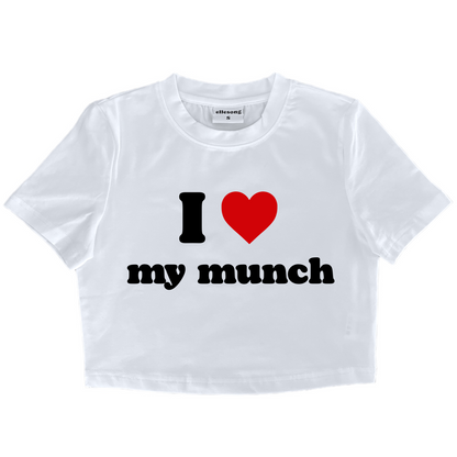 I Heart My Munch Baby Tee