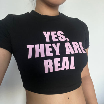 Yes They Are Real Baby Tee