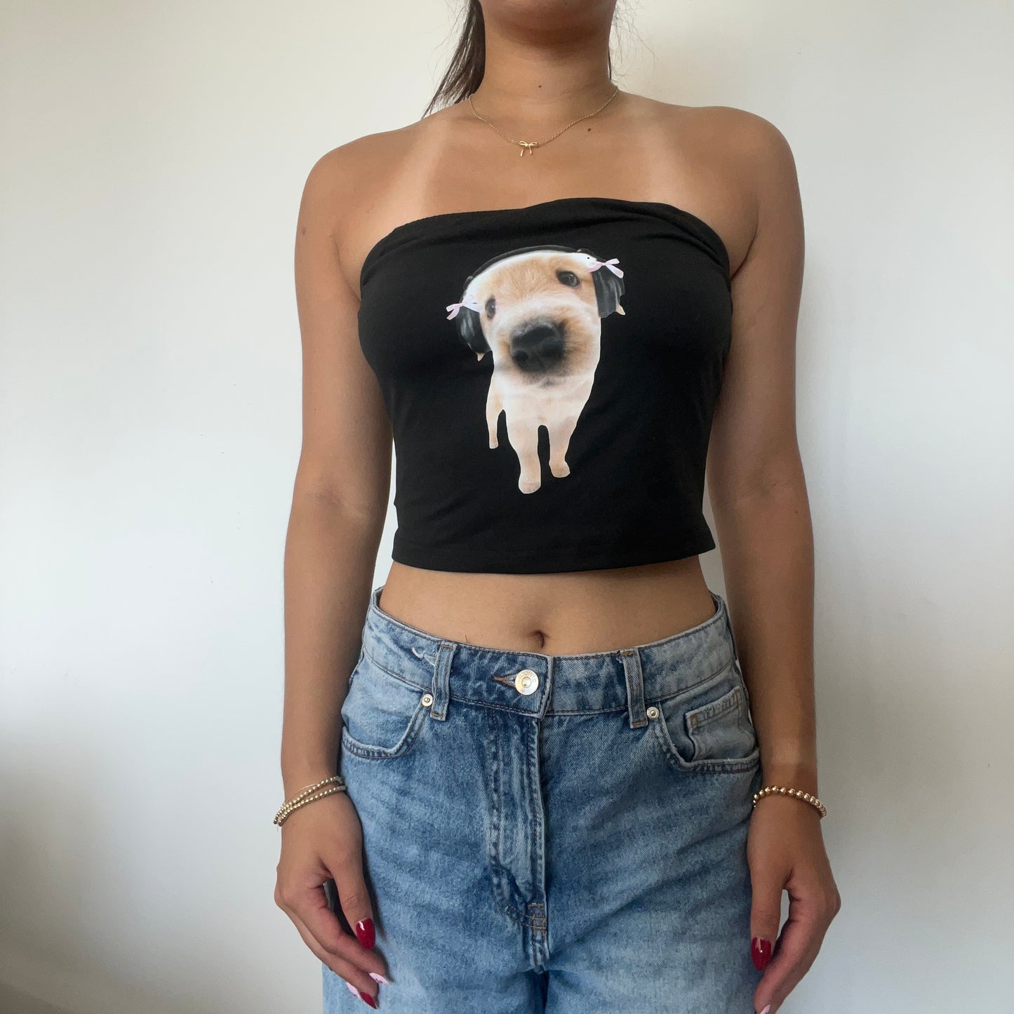 Coquette Dog Tube Top - SIZE S