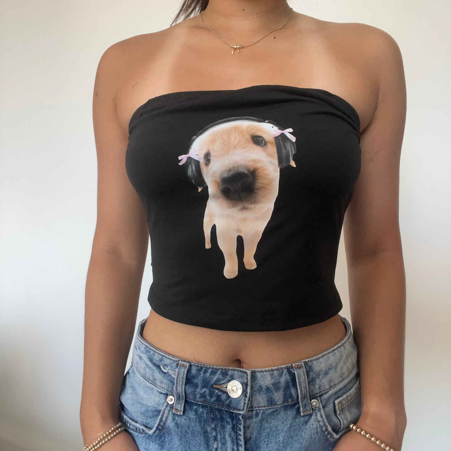 Coquette Dog Tube Top - SIZE S