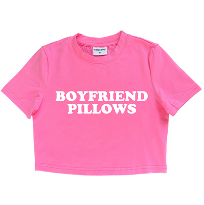 Boyfriend Pillows Pink Baby Tee