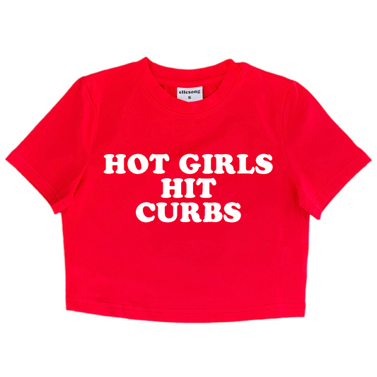Hot Girls Hit Curbs Baby Tee