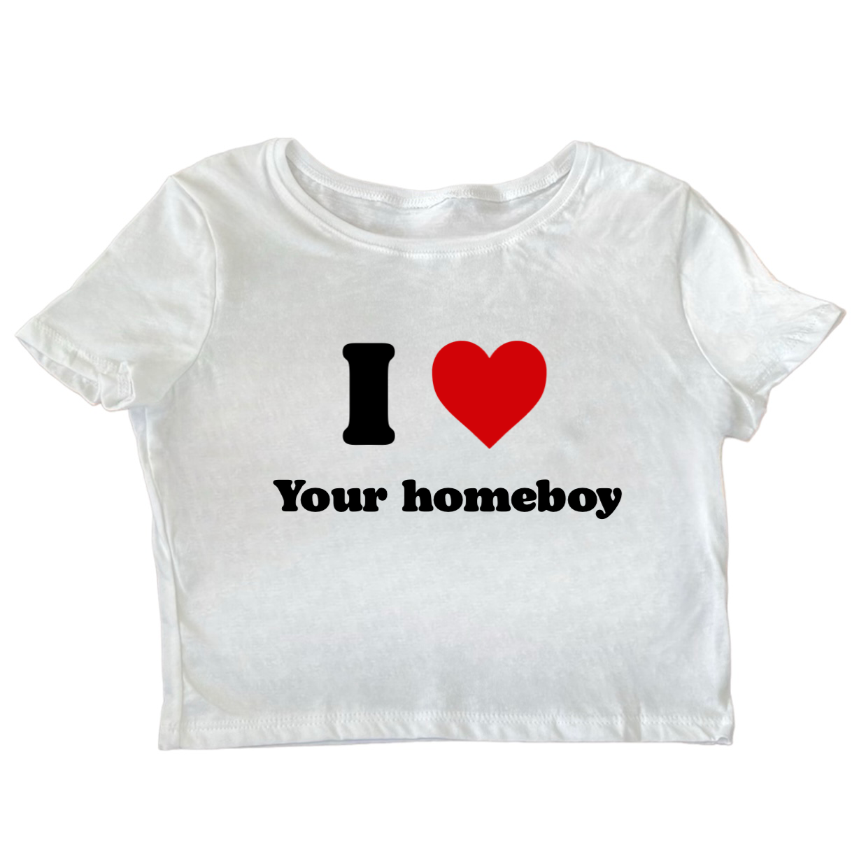 I Heart Your Homeboy Baby Tee - SIZE L