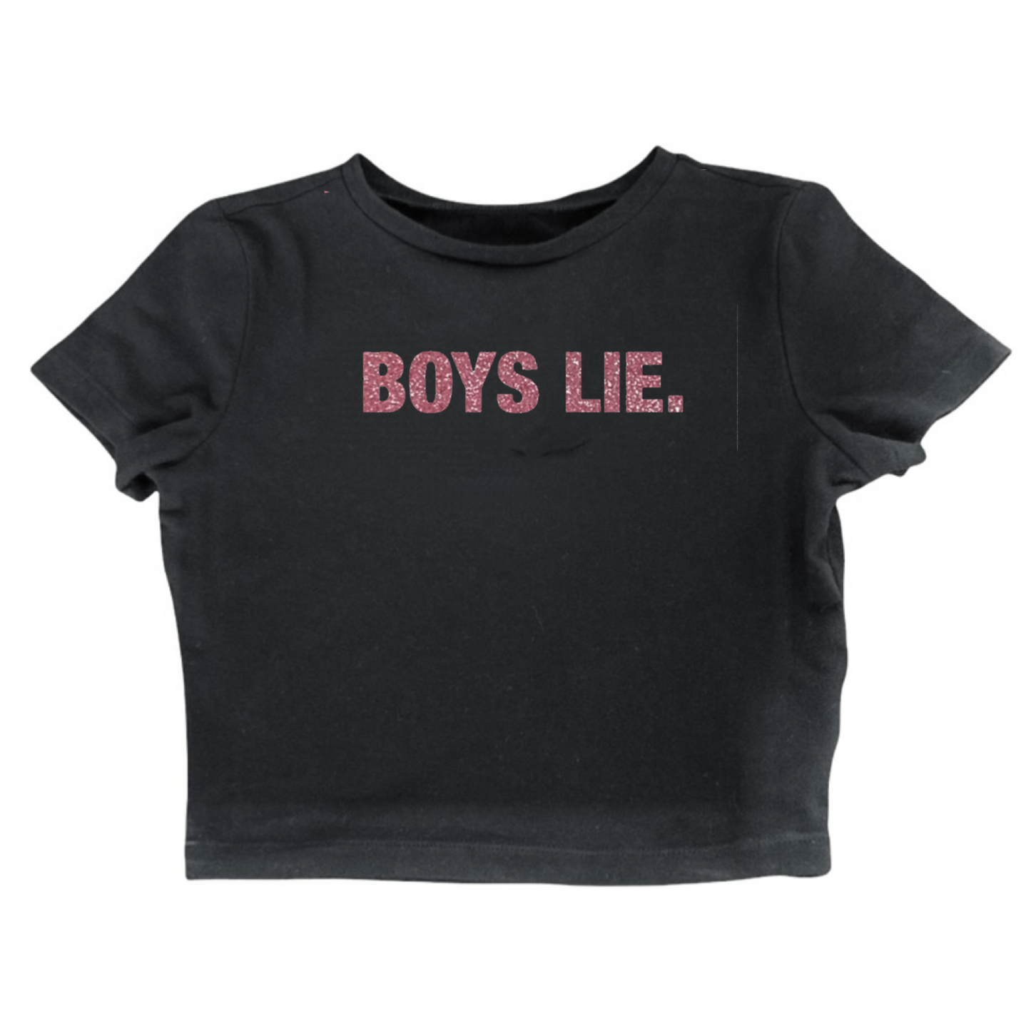 Boys Lie Black Baby Tee