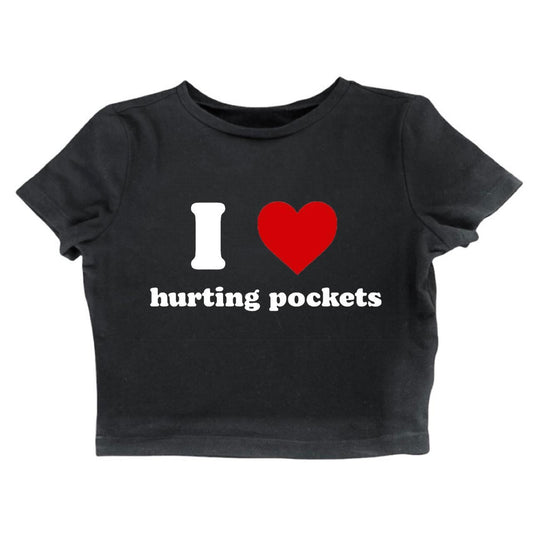 I Heart Hurting Pockets Baby Tee